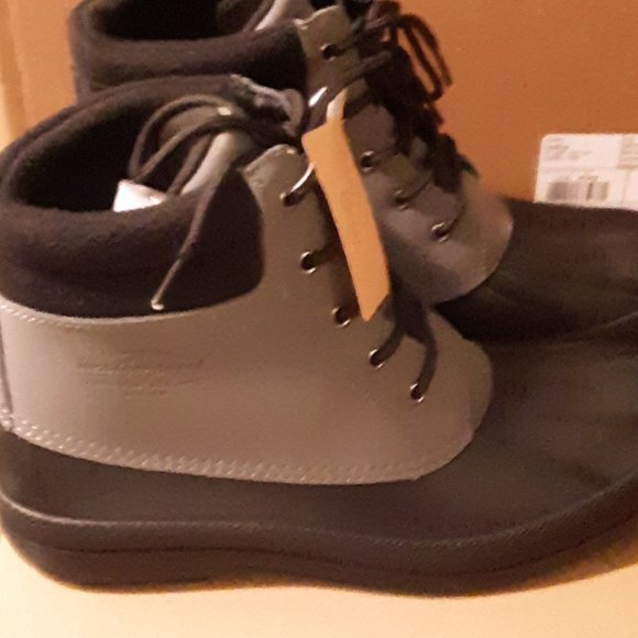 Weather Vintage Men's Luke Grey Waterproof Boots - Picture 7 of 10